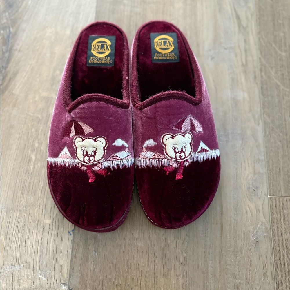 Relax Footwear Velvet House Slippers